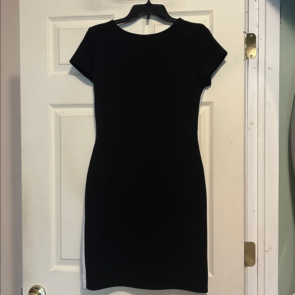 Almost Famous Black Dress with White Trim - Picture 5 of 6